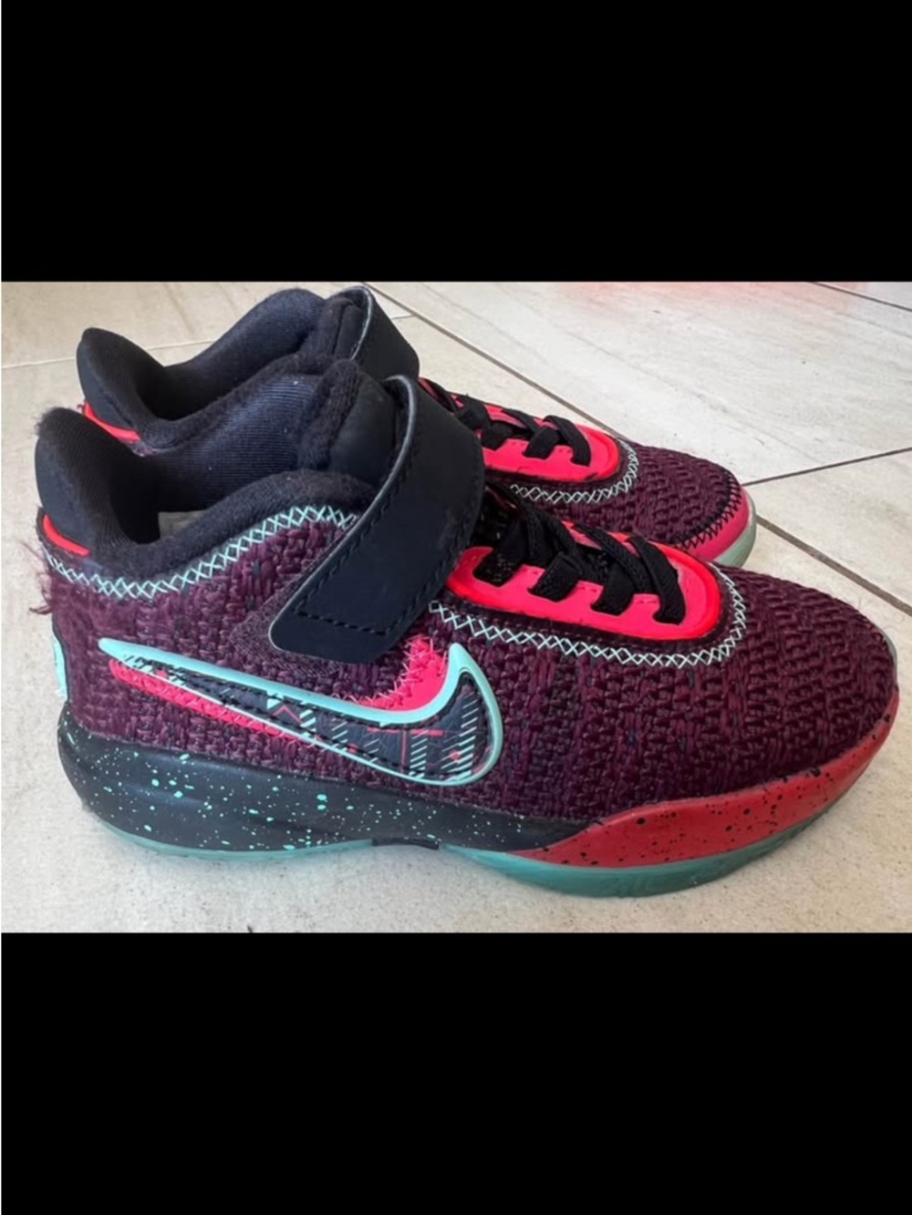 Nike kids 11C Lebron sneakers.